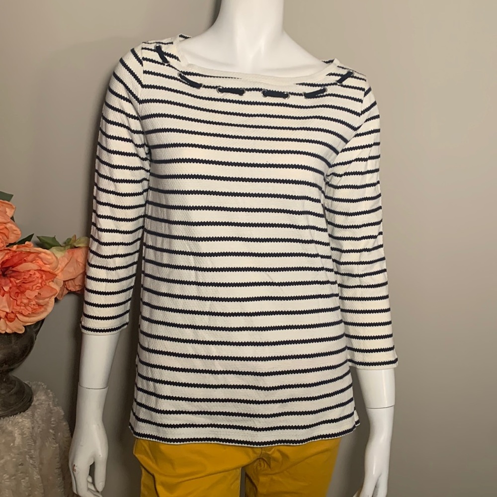 Striped 100% cotton top